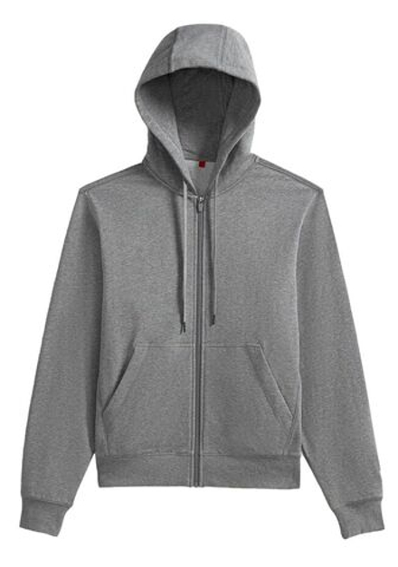 Куртка теннисная Wilson Unisex Team Zip Hoodie - medium gray heather
