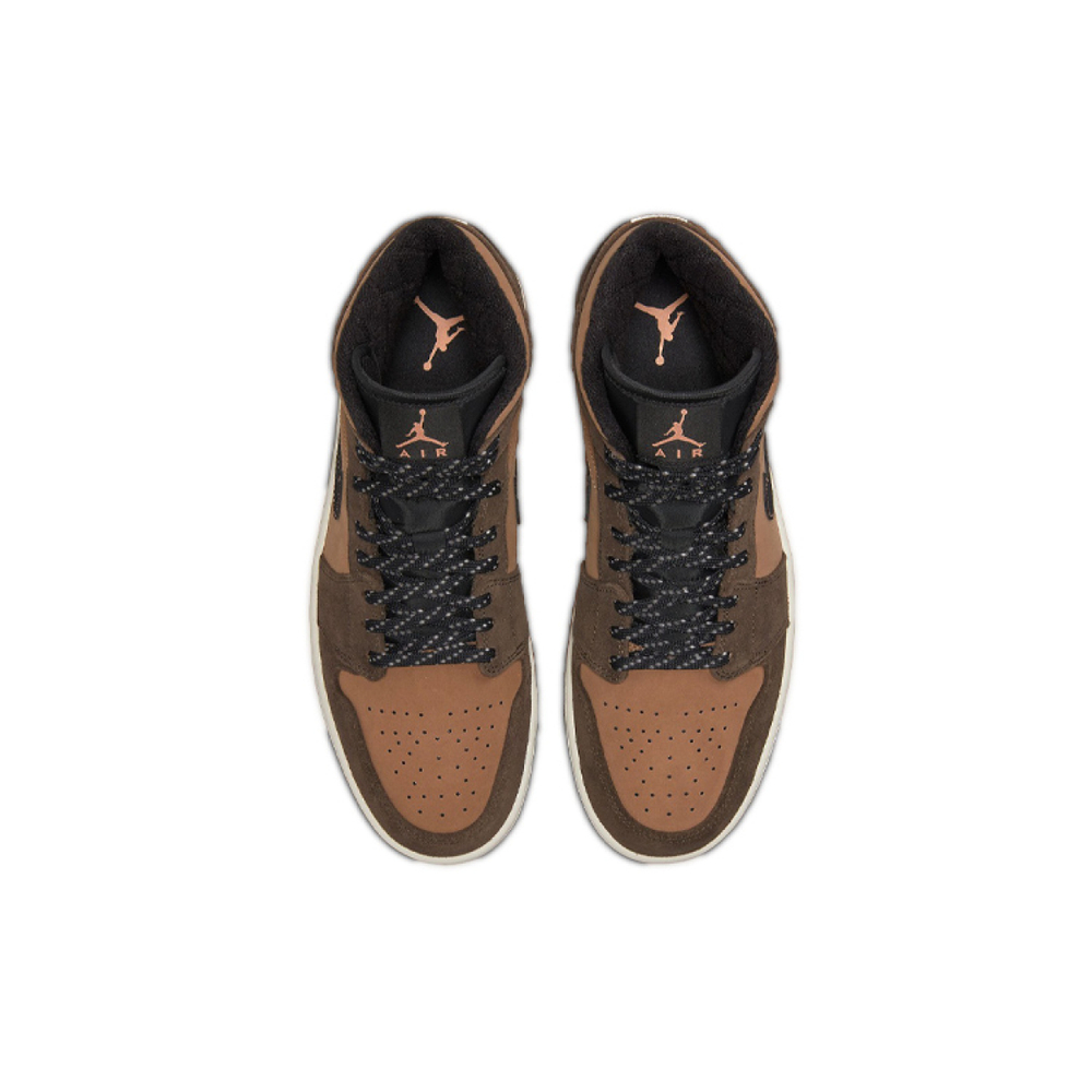Кроссовки Air Jordan 1 Mid SE Dark Chocolate