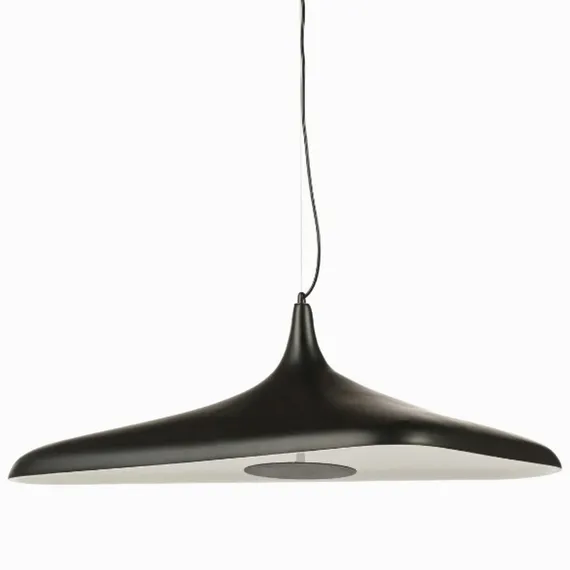 Подвесной светильник Puddle 80х32 см, черный