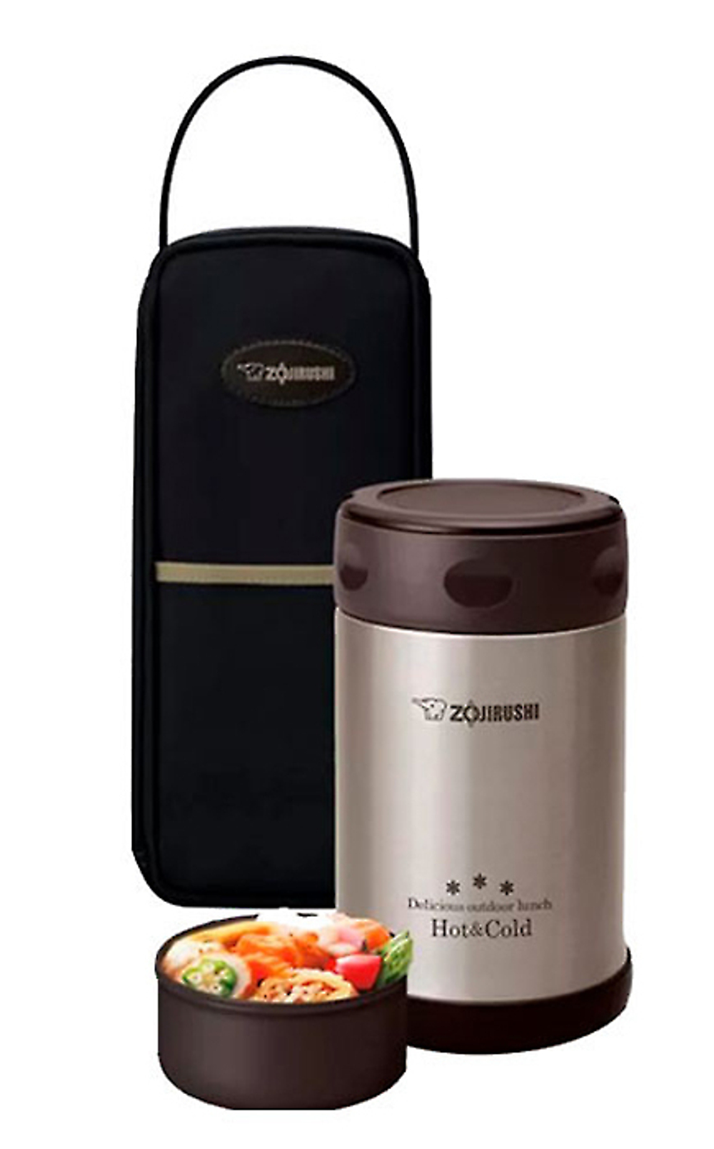 Термос Zojirushi (0,5L) чёрный, с чехлом [SW-EXE50-BL]