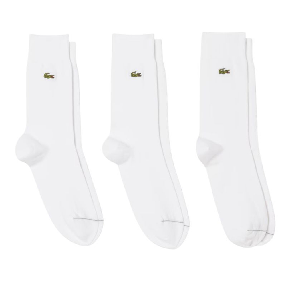 Теннисные носки Lacoste Long 3P - white