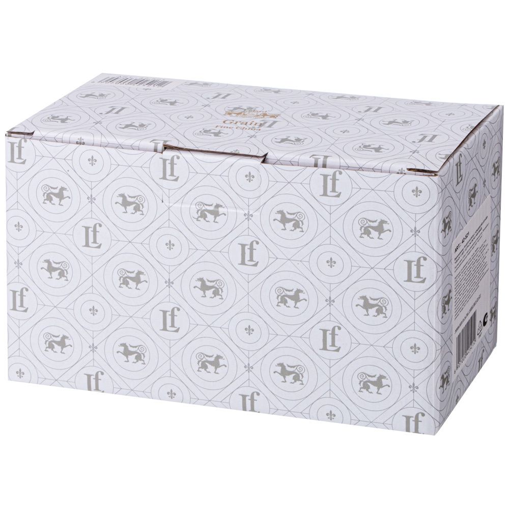 НАБОР БАНОК С КРЫШКОЙ LEFARD "GRAIN" 2 ШТ. 12,5*8 СМ 250 МЛ МЯТНЫЙ (КОР=24НАБ.)