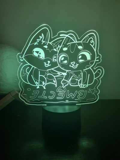 Ночник"Котики"