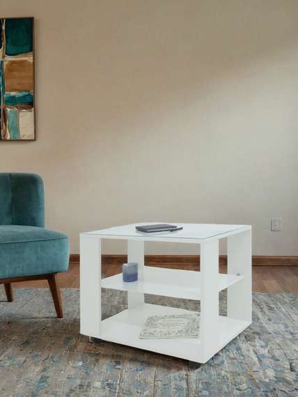 Стол журнальный BeautyStyle 5 белый/Luminar 189