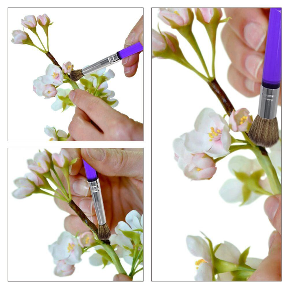 Набор кондитерских кисточек для декорирования и тонирования 5шт разных форм и размеров