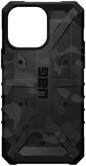 Чехол с поддержкой MAGSAFE Uag Pathfinder SE для iPhone 15 Pro 6.1", цвет темный камуфляж (Midnight Camo)
