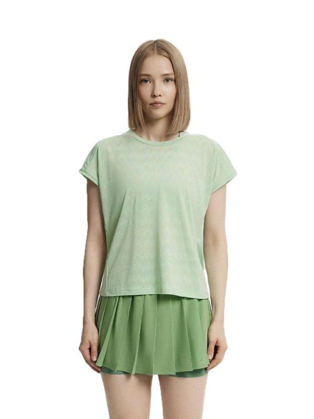 ОДЕЖДА ДЛЯ ТЕННИСА Женская, Футболка SEVENSIX  Alice T-shirt - Light Green .