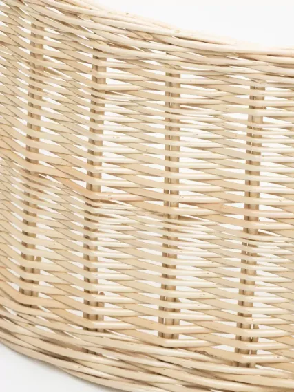 Корзина для декорирования основания елки 105*30 см., белая, натуральная, ЕлкиТорг (105-226)