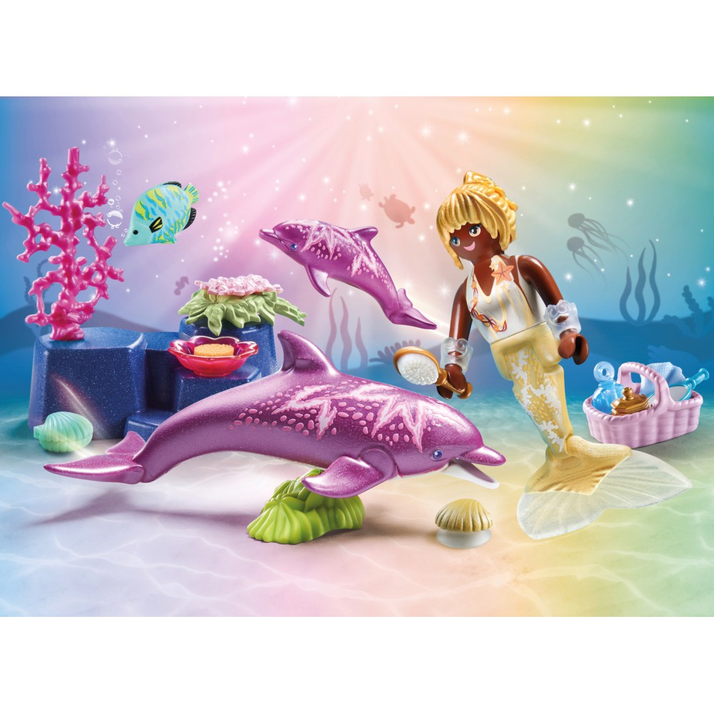 Playmobil - Princess Magic - Русалка с дельфинами 71501