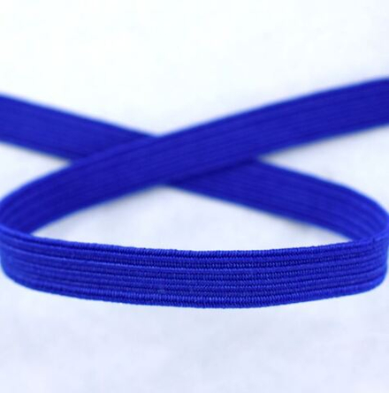 Резинка 6,6 мм, цвет синий, намотка 100 м (10013160/150223/3069969/1_Чехия)