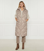 Пуховое пальто 2в1 Marella SPORT - бежевый(34960252)
