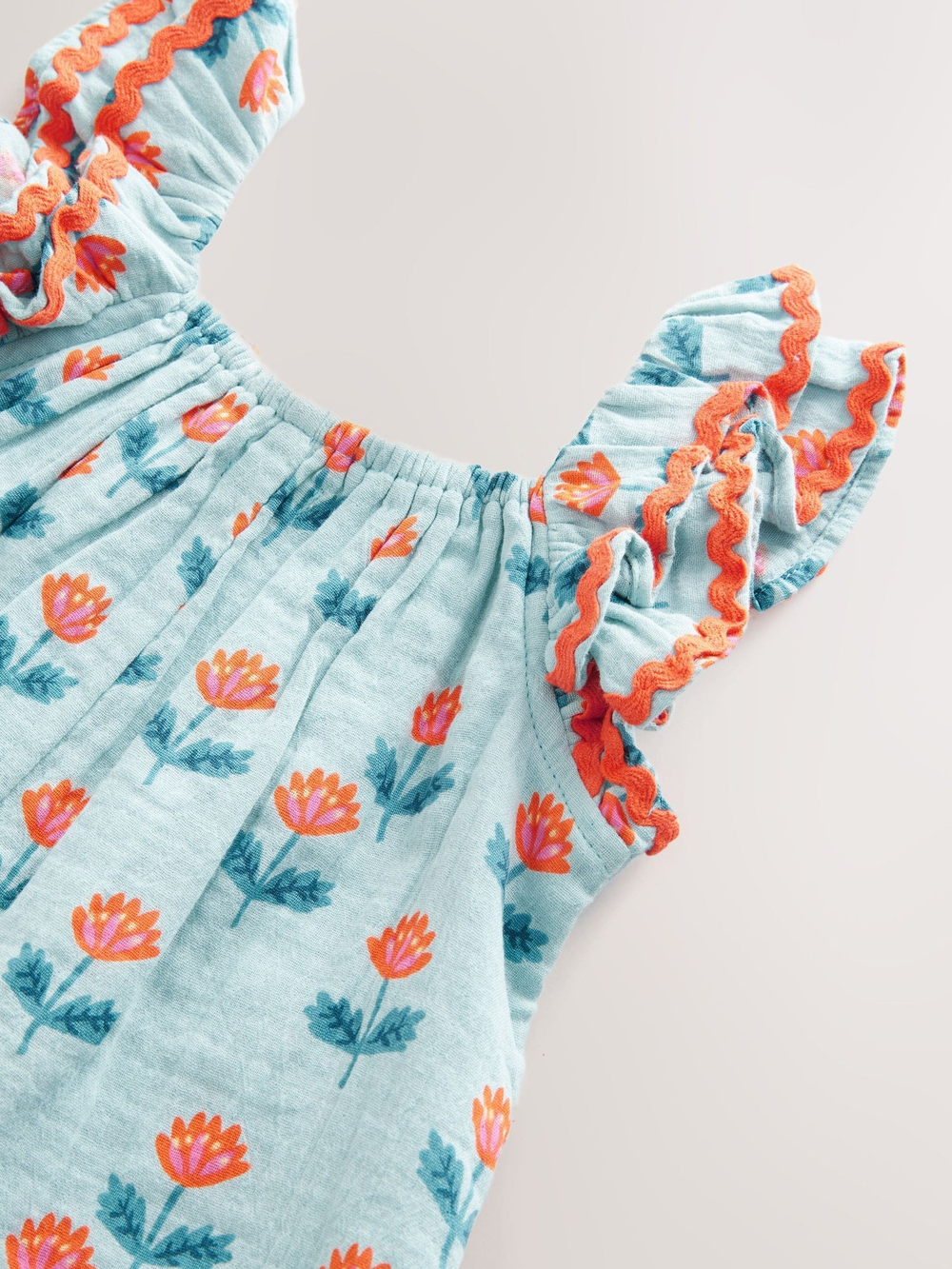 Комбинезон летний для девочки Next AM2-429, Голубой