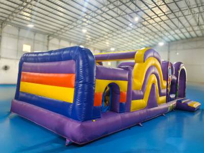 Надувной батут «Длинная полоса препятствий», 10*4*2,9 м