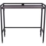 Стол BRABIX "Smart CD-010", 1000х505х795 мм, ЛОФТ, складной, металл/ЛДСП ясень, каркас черный, 641877