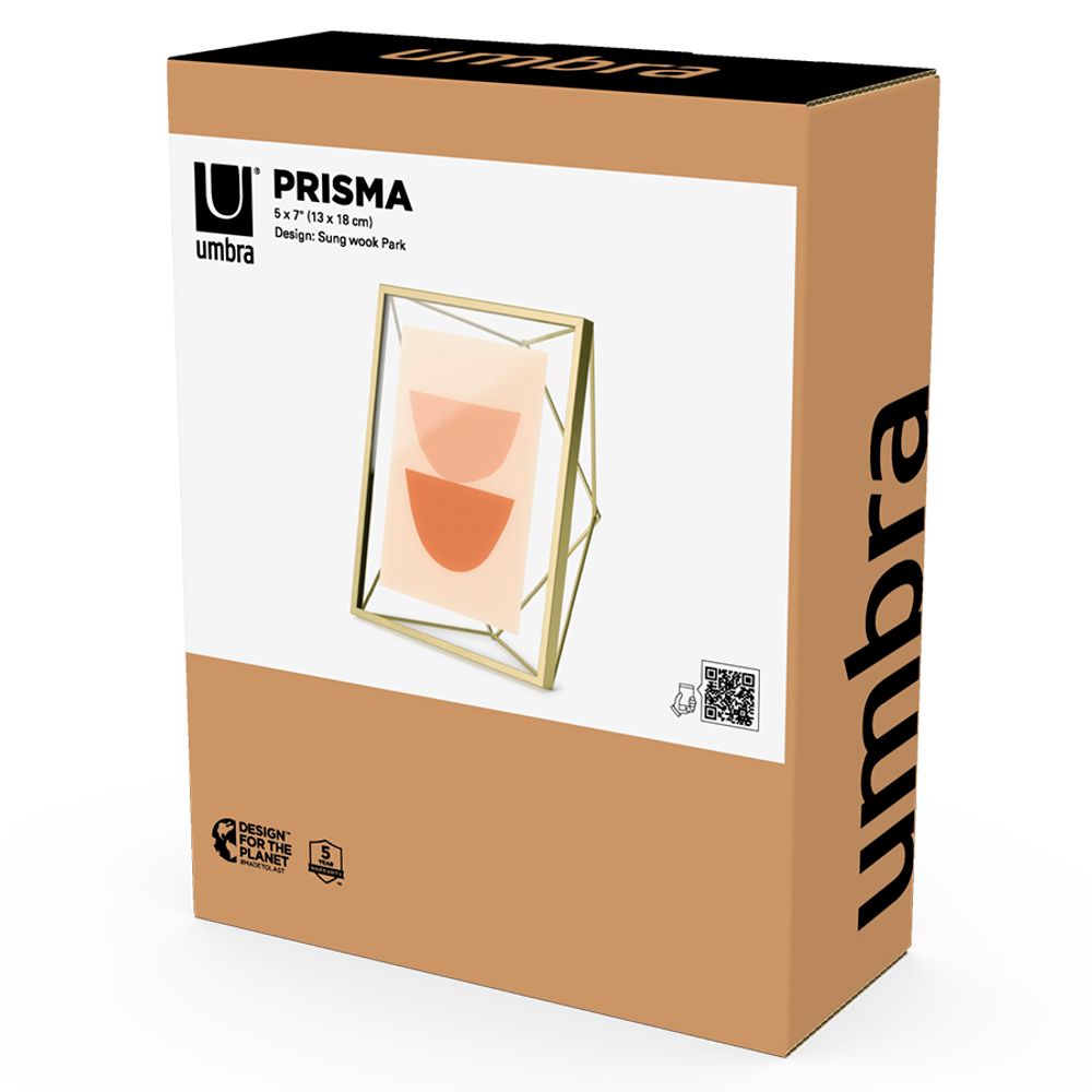 Фоторамка Prisma, 13х18, золотистая