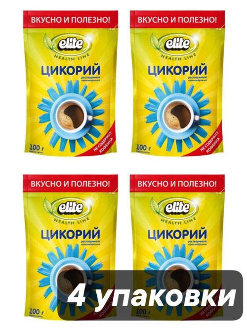 Цикорий растворимый Elite Health Line 100 г x 4 шт