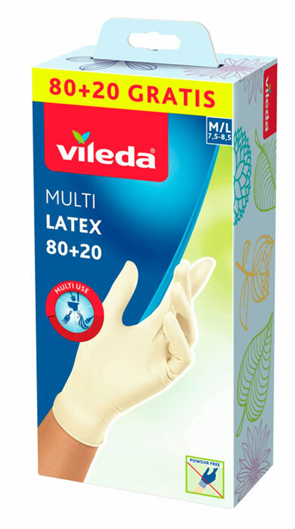 Перчатки Мульти Латекс M\L 80+20 (152505)7961