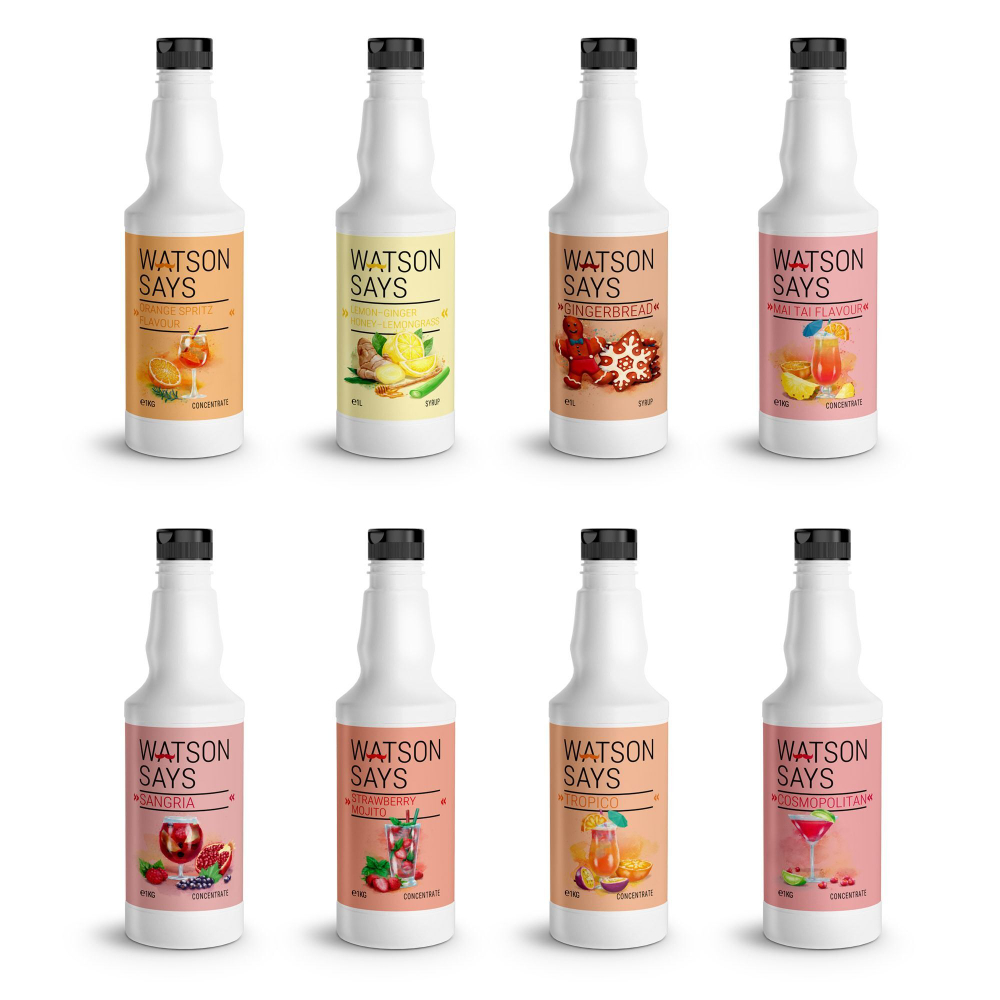 Основа для лимонадов и коктейлей WATSON SAYS Гранат - Малина - Гибискус 1кг