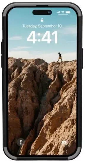 Чехол с поддержкой MAGSAFE Uag Civilian для iPhone 14 Pro 6.1", цвет черный (Black)
