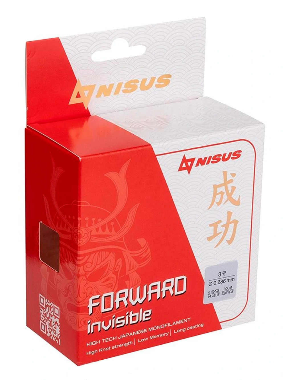 Леска для рыбалки Nisus FORWARD Invisible Nylon Transparent 0,286mm/300m (N-FI-0286-300)