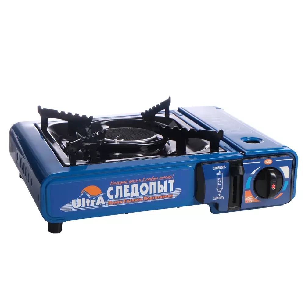 Портативная газ плита СЛЕДОПЫТ ULTRA кер. с перех.,