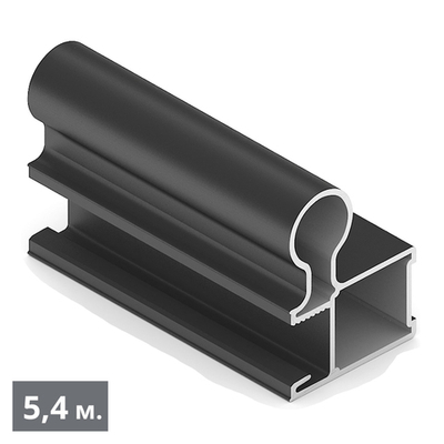 СТАНДАРТ Вертикальный профиль O (5,40 м) черный матовый (RAL) (AS0482) Aristo