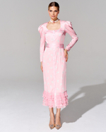 Платье длины миди