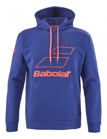 Мужская теннисная кофта Babolat Exercise Hood Sweat Men - небесный