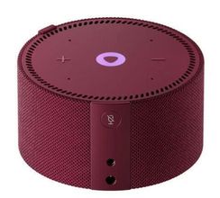 Умная колонка Яндекс Станция Мини 2 с часами, Красный гранат