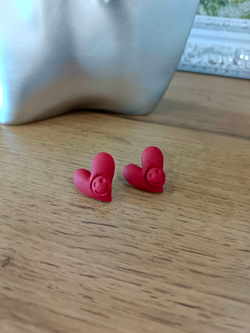 Серьги-пуссеты Ромашки