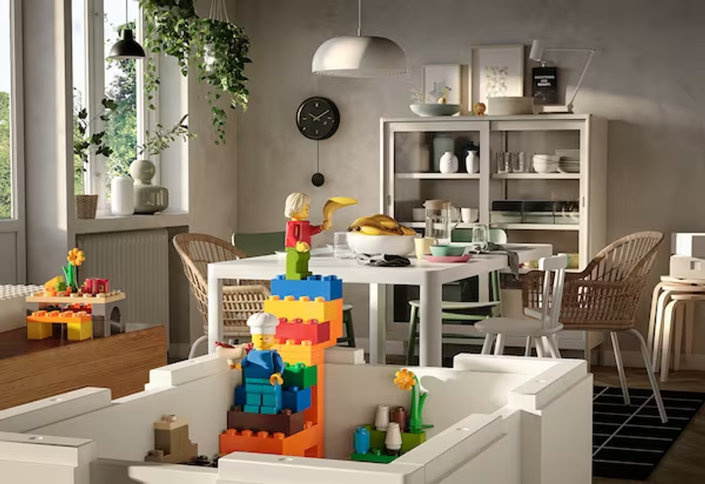 БУГГЛЕК BYGGLEK Набор ЛЕГО LEGO 201 штука, разные цвета