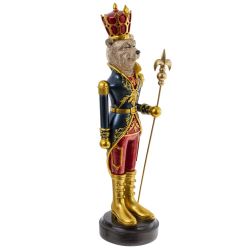 GAEM Фигурка декоративная "Солдатик-медведь", L10,5 W10,5 H41 см