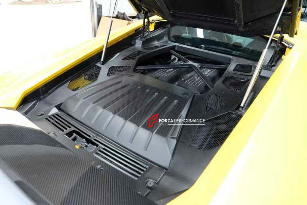 Карбоновые панели крышки двигателя для Lamborghini LP580 610 2014-2016 Ламборгини Хуракан