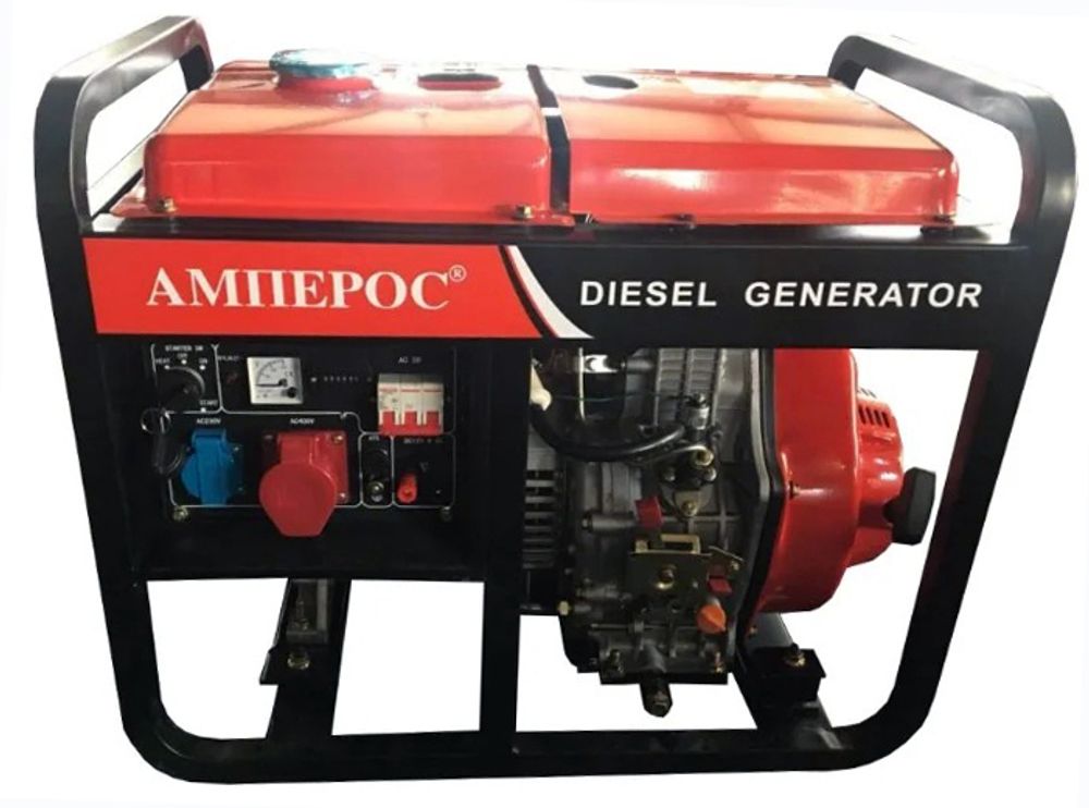 Дизельный генератор АМПЕРОС LDG 8500 E с АВР
