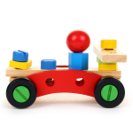 Конструктор деревянный с болтами 31 дет, коробка C-41950