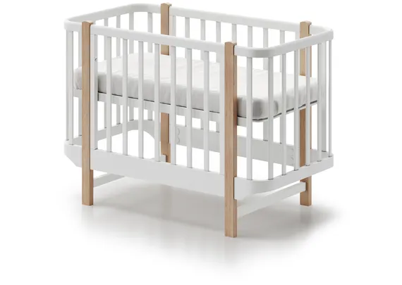 Кроватка Classic mini спальное место 60*120 см (белый)