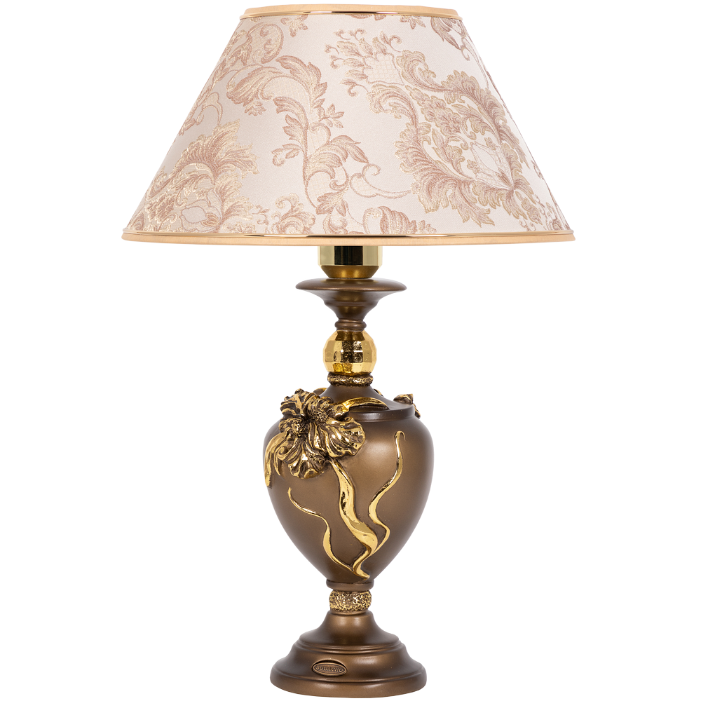 Настольная лампа Флер де Лис Бронза Каледония Бискотти