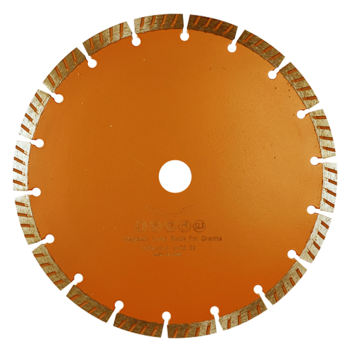 Алмазный диск TURBO по граниту 230х2,6х22,23 FREM ТСГ23018