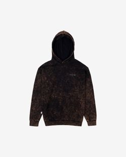 Худи Acid Wash Hoodie Black/Brown