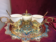 Набор чайный/кофейный на две персоны "Лазурь"