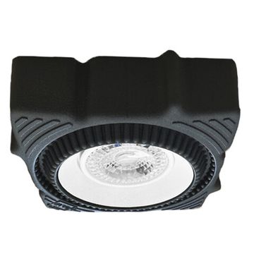 Встраиваемый светодиодный светильник в натяжной ПВХ потолок LED 7W 4000K ST753.548.07 белый/чёрный ST-Luce