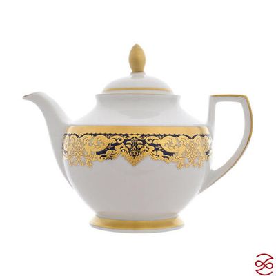 Falkenporzellan Favola cobalt gold