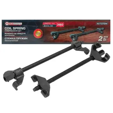 Стяжка пружин механическая двухзахватная 380мм (2шт.) FORCEKRAFT FK-627370W