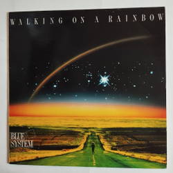 Винтажная виниловая пластинка LP Blue System Walking On A Rainbow (Spain 1987)