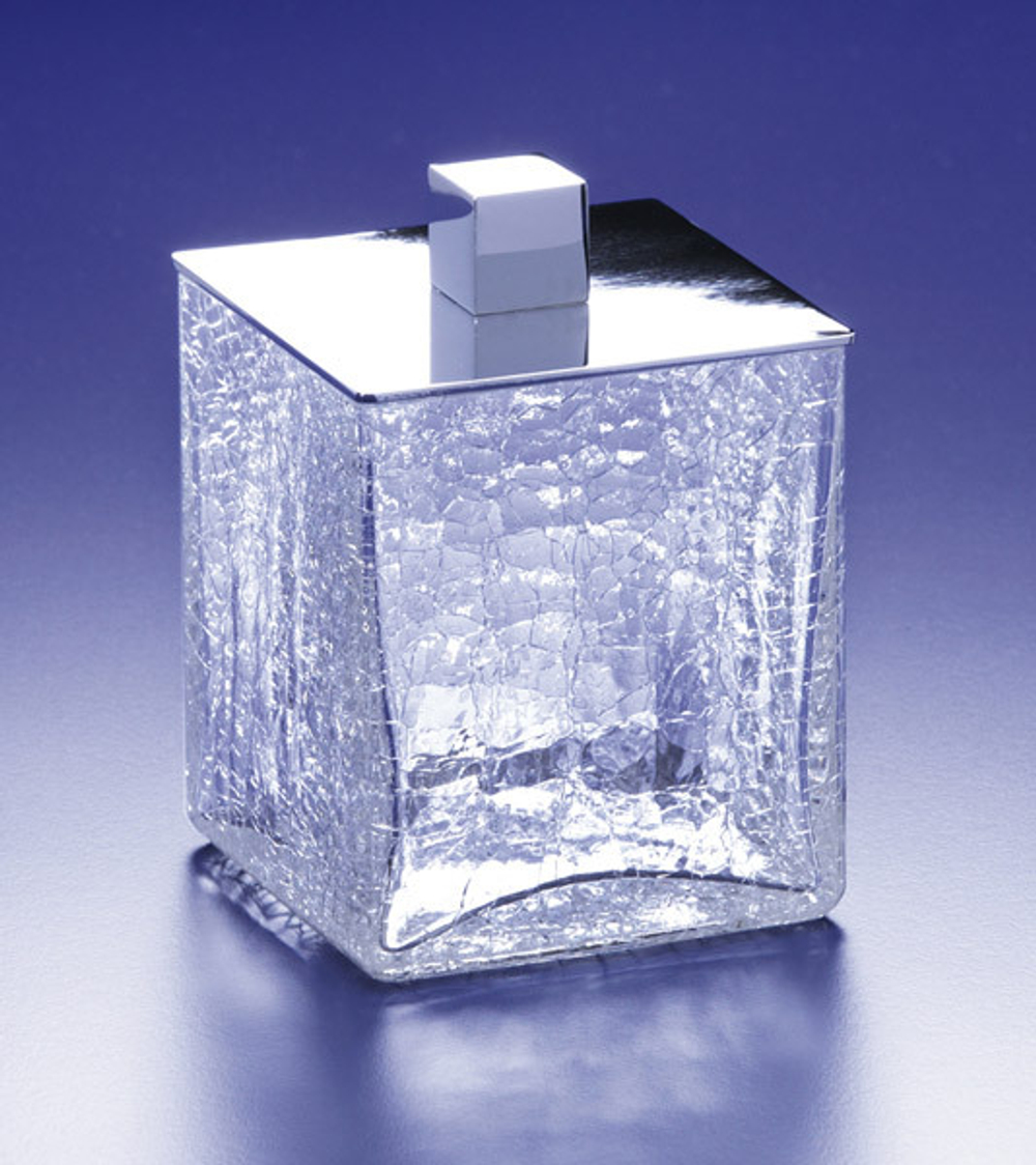 Емкость для косметики Windisch Box Craquele хром средняя