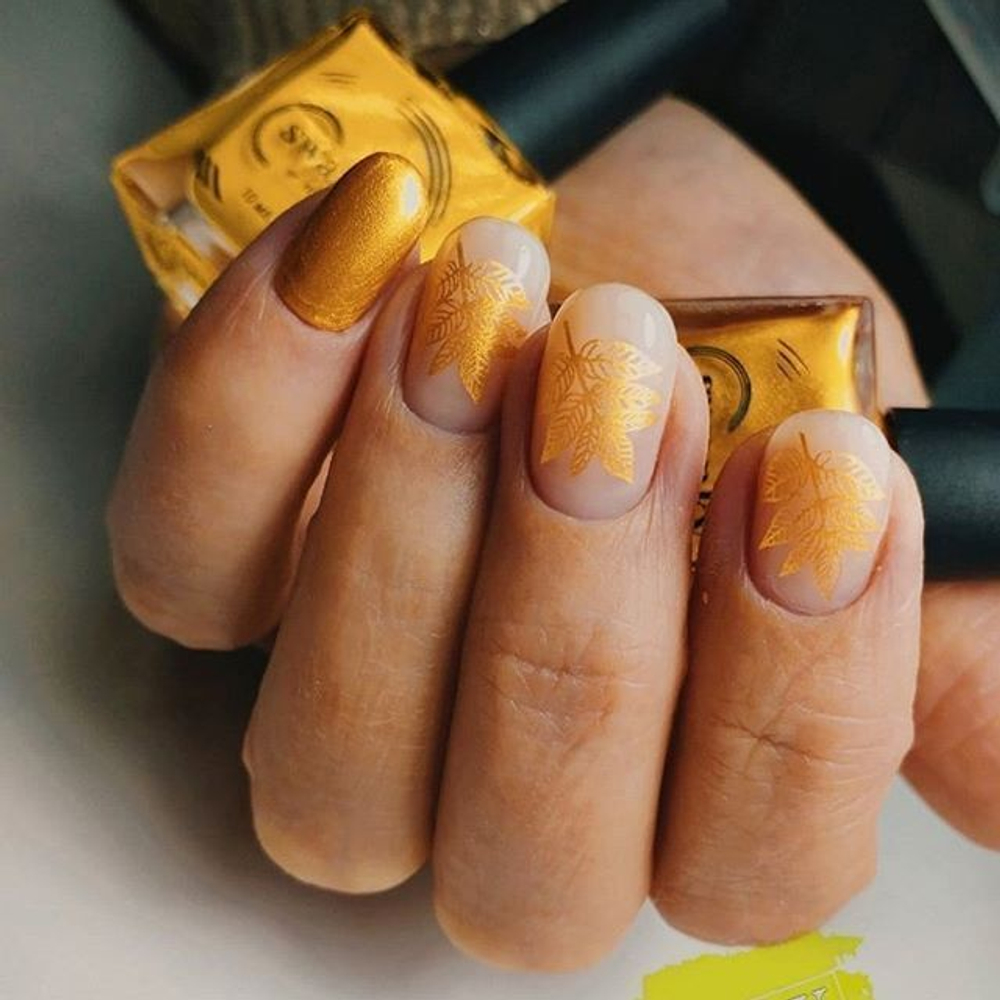 Лак для стемпинга Swanky Stamping №003, золото, 10 мл.