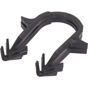 Скоба якорная Stout для труб с двойным креплением, цвет чёрный (SMF-0004-001620)