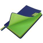 Ежедневник недатированный Brauberg Aim, А5, 136л, кожзам, темно-синий