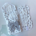 Комплект на выписку "Карапуз" №2 (боди,кокон) - лето