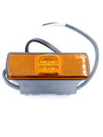 Фонарь габаритный светодиодный Fristom FT-017 Z+K LED жёлтый, с кронштейном, провод 1 м. (1 шт.)